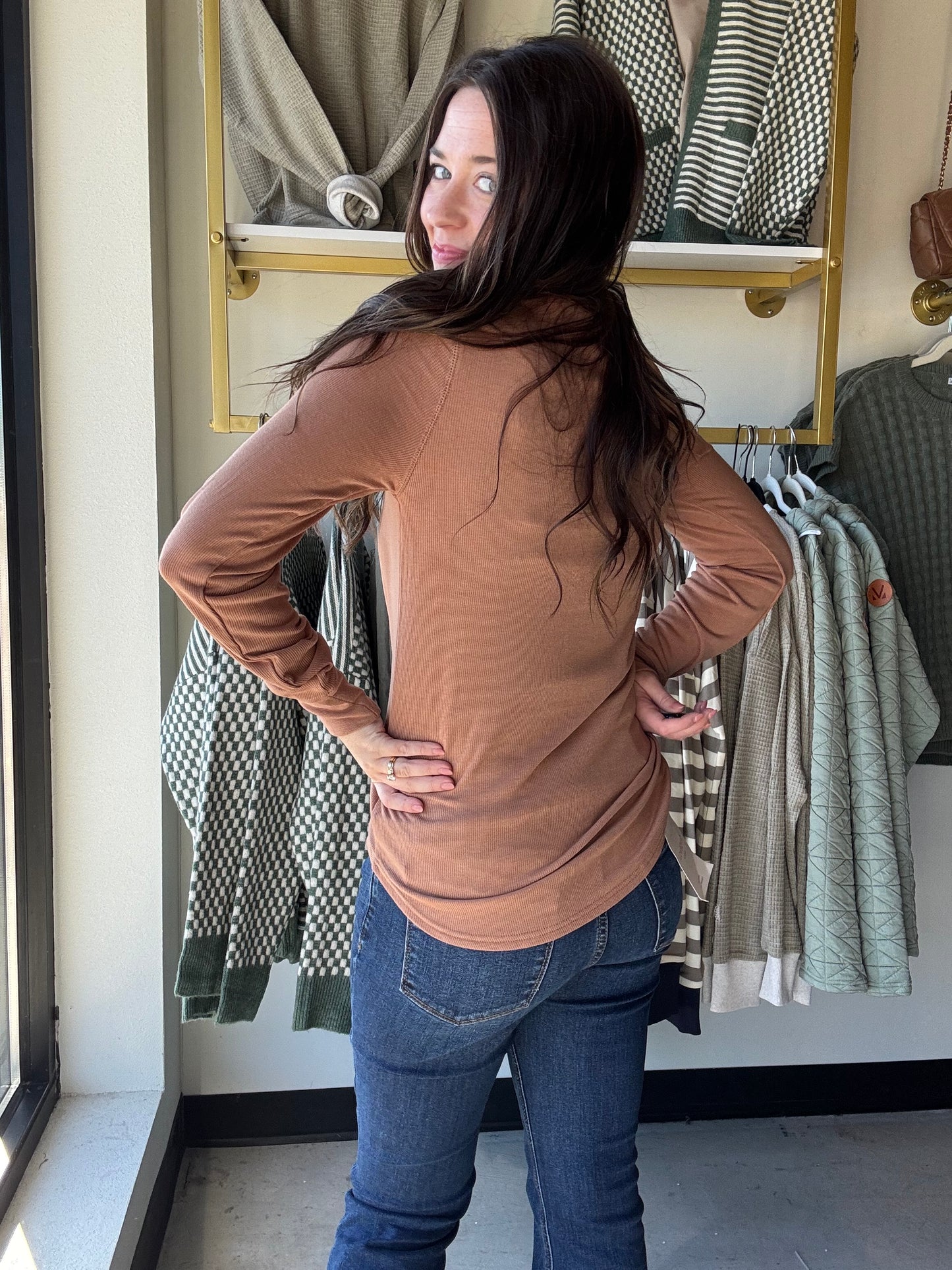 Light Umber Stacey Top