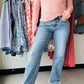 Evermore Cuffed Straight Leg Jeans