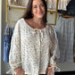 Vintage Floral Gauze Blouse