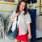 White Sawyer Gauze Top
