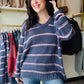 Pink & Denim Stripe Sweater