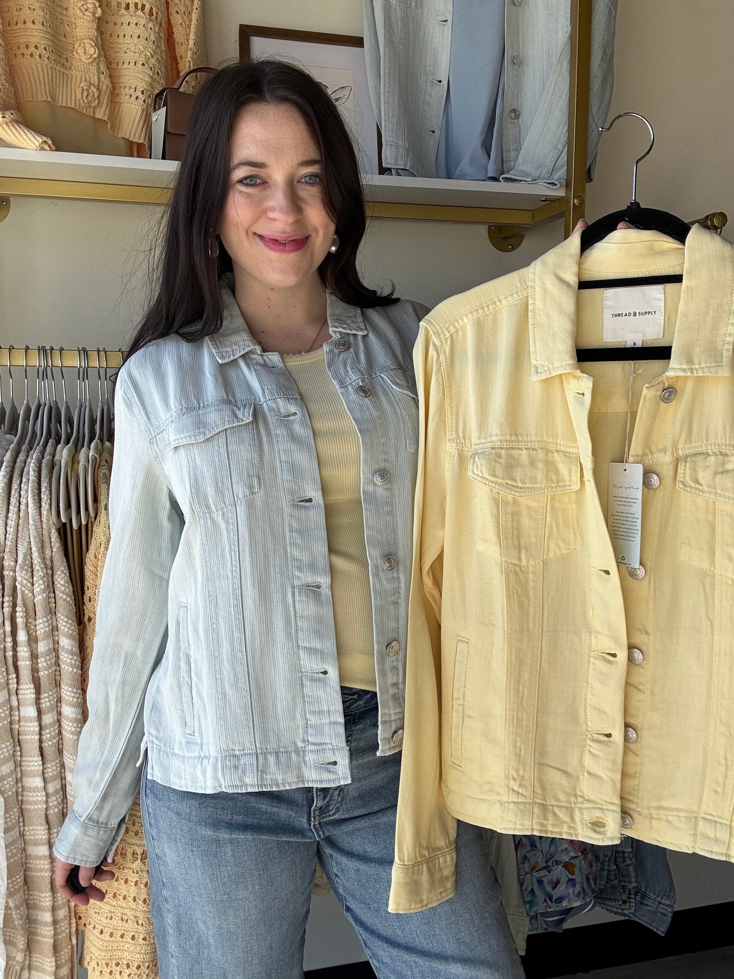 Butter Yellow Jackie Jacket