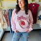 Easel

Sweeten your everyday style with this ultra-soft, 100% cotton terry pullover featuring a vintage-inspired strawberry graphic. Its relaxed, oversized silhouette and dropped shoulders deliver that perfect "cool-girl" comfort for effortless layering

Breathable 100% premium cotton knit
Relaxed, oversized silhouette for comfort
Vintage-inspired strawberry graphic print
Modern dropped shoulders, cozy fit
Classic crew neck, ribbed hem
Versatile pink shade for everyday
