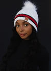 Red and Green Accent Stripe Hat