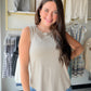 Thread &amp; Supply

The perfect layering basic for any occasion. Featured in a crew neck and relaxed fit for the ultimate comfort whether you are lounging, brunching or running errands.&nbsp;

Crew neckline
Relaxed fit
Measurements for a size small:

Length: 24"&nbsp;
Chest: 16"
Sweep: 20"
Content:&nbsp;

90% Rayon
10% Spandex