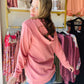 Pink Half Zip Everyday Hoodie