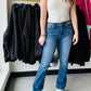 High Rise Skinny Boot Cut Jeans - Kan Can