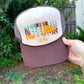 Autumn Girlies Tan/Brown Trucker Hat