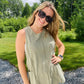 This Olive Exposed Seam Tank Top is the perfect pick for a stylish-yet-casual look. Featuring multi-seam detailing, raw edge neck and hem finishing, and side front pockets, this tank top will be your go-to for effortless, everyday style. The round neck ensures a classic look.  Branded: Very J 