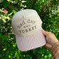 Bad Day To Be A Turkey Khaki/Tan Checkered Trucker Hat