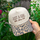 Just A Girl Who Loves Fall Washed Leopard Canvas Trucker