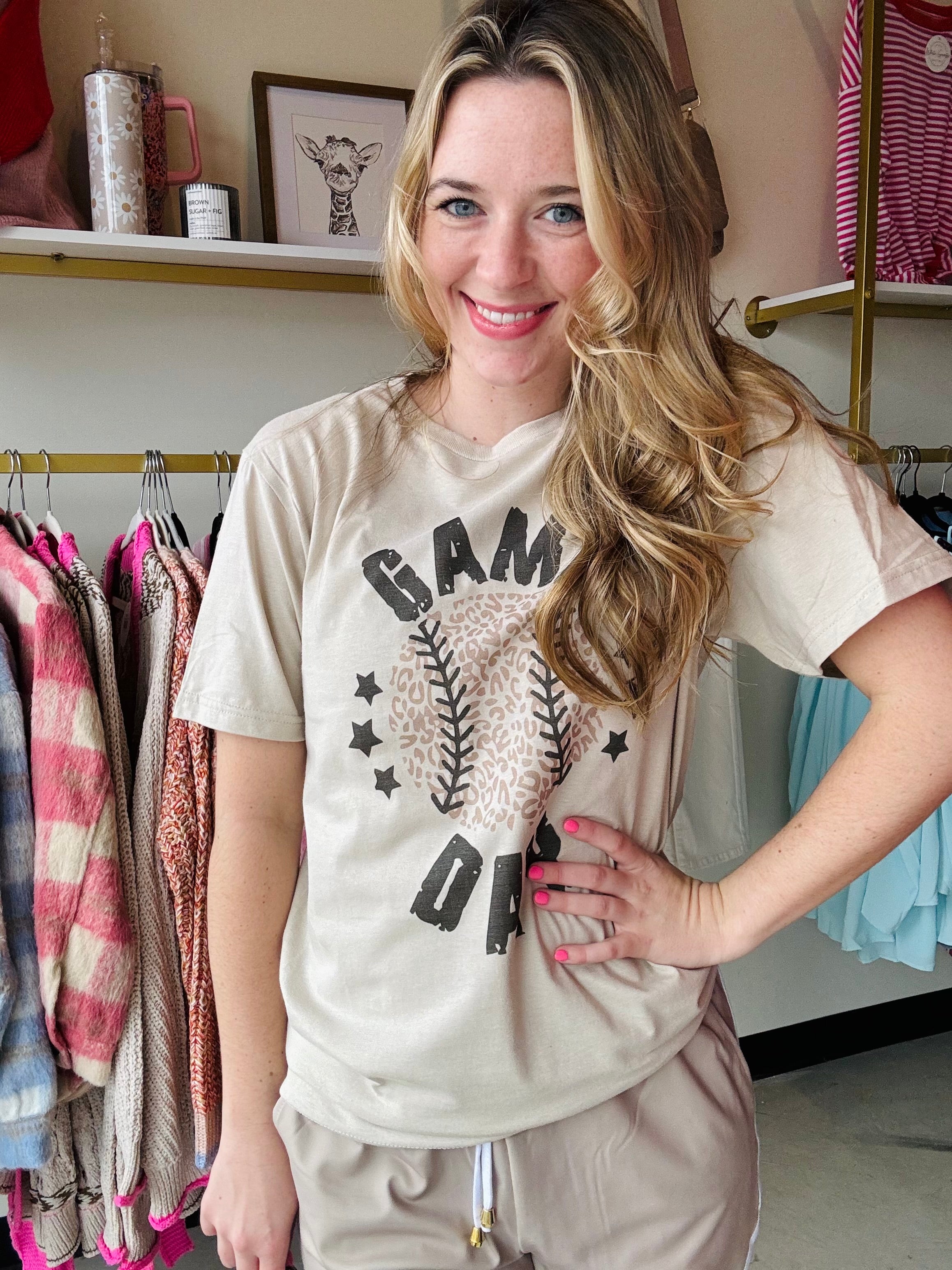 Game Day Tee – White Giraffe Boutique