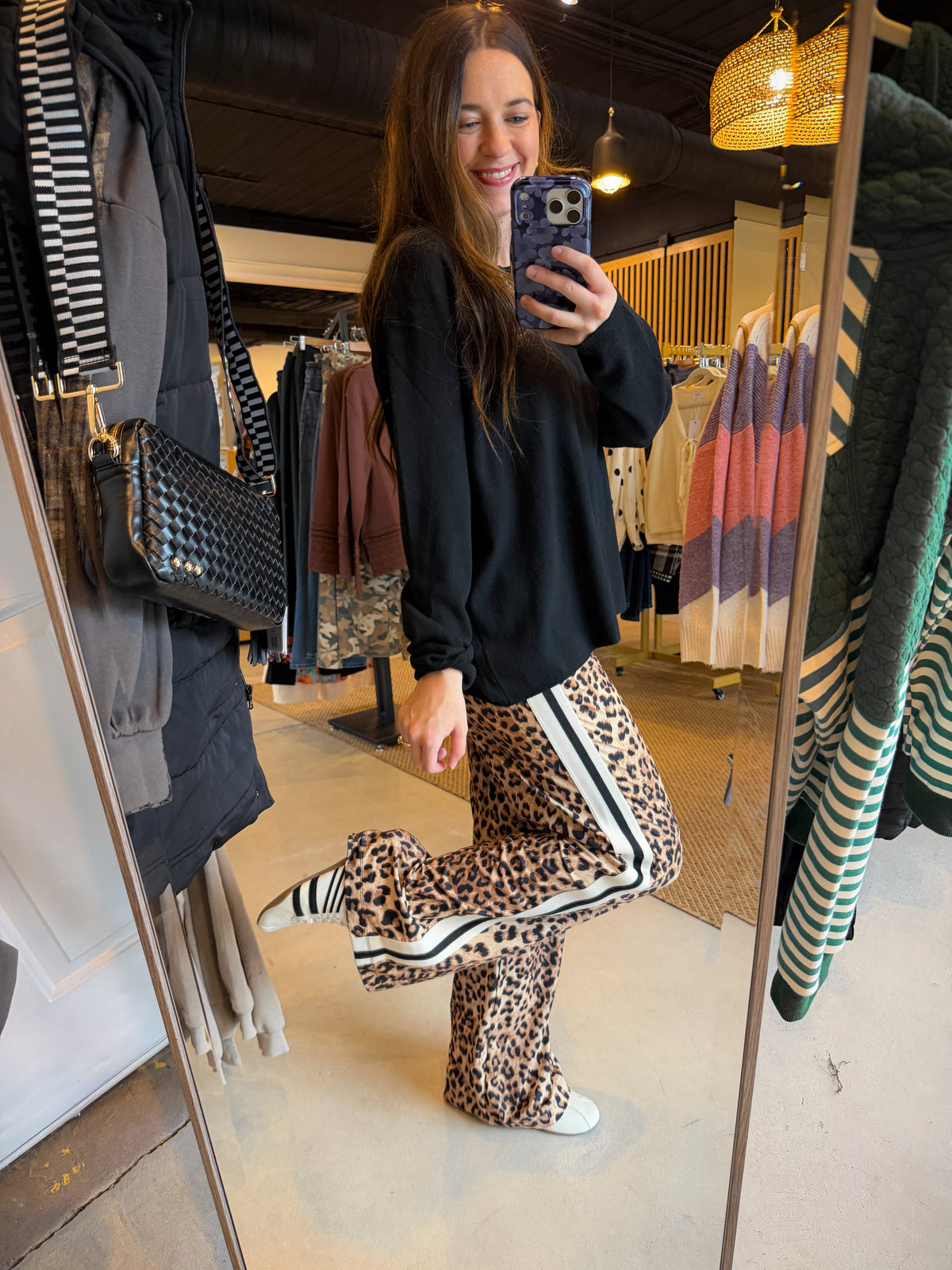 Black Cozy Light Weight Sweater