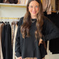 Black Cozy Light Weight Sweater