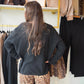 Black Cozy Light Weight Sweater