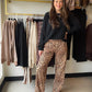 Leopard Butter Soft Track Pants