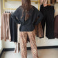 Leopard Butter Soft Track Pants