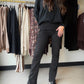Black Itty Bitty Bootcut