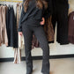 Black Itty Bitty Bootcut