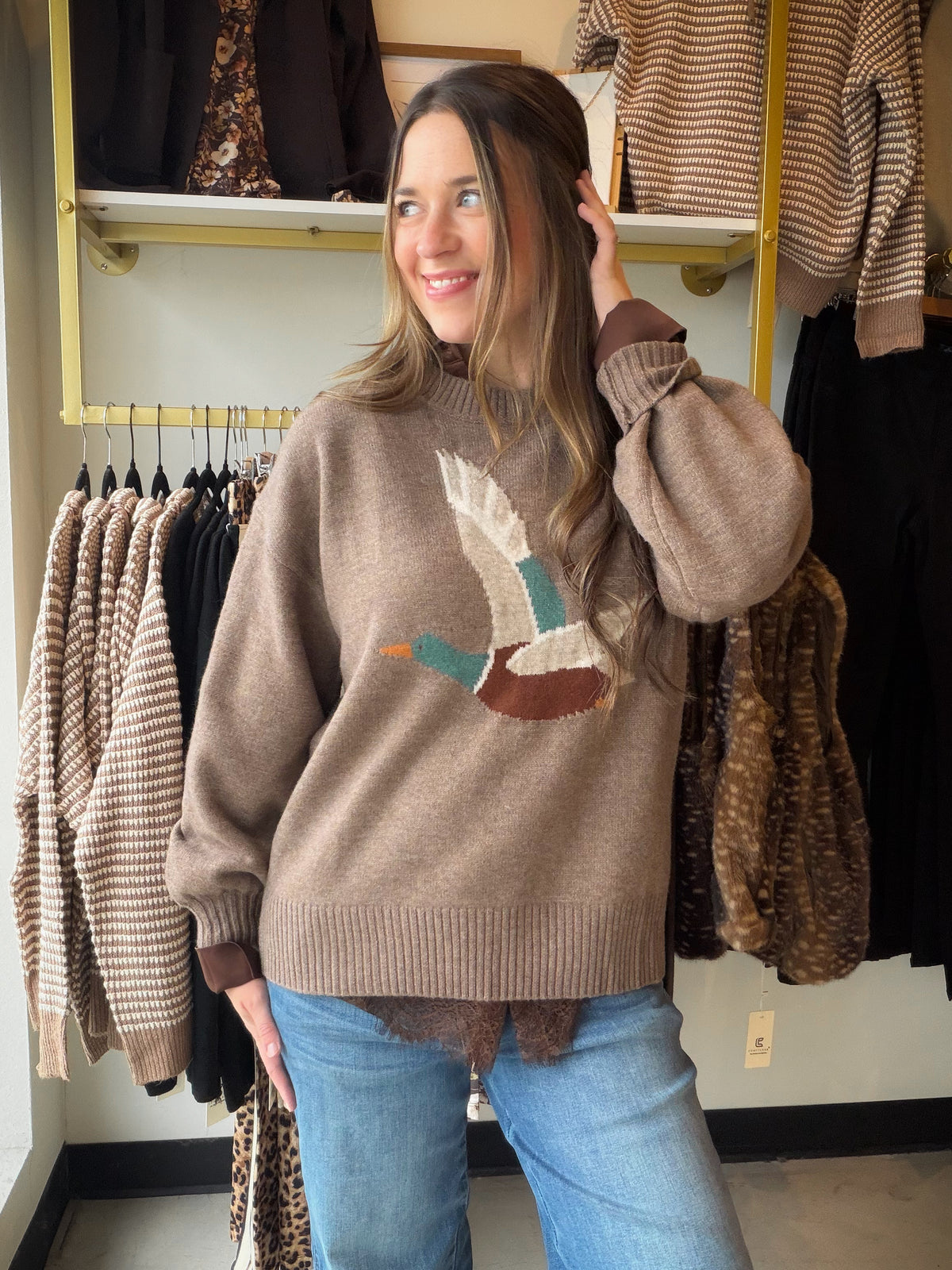 Mallard Balloon Sleeve Sweater