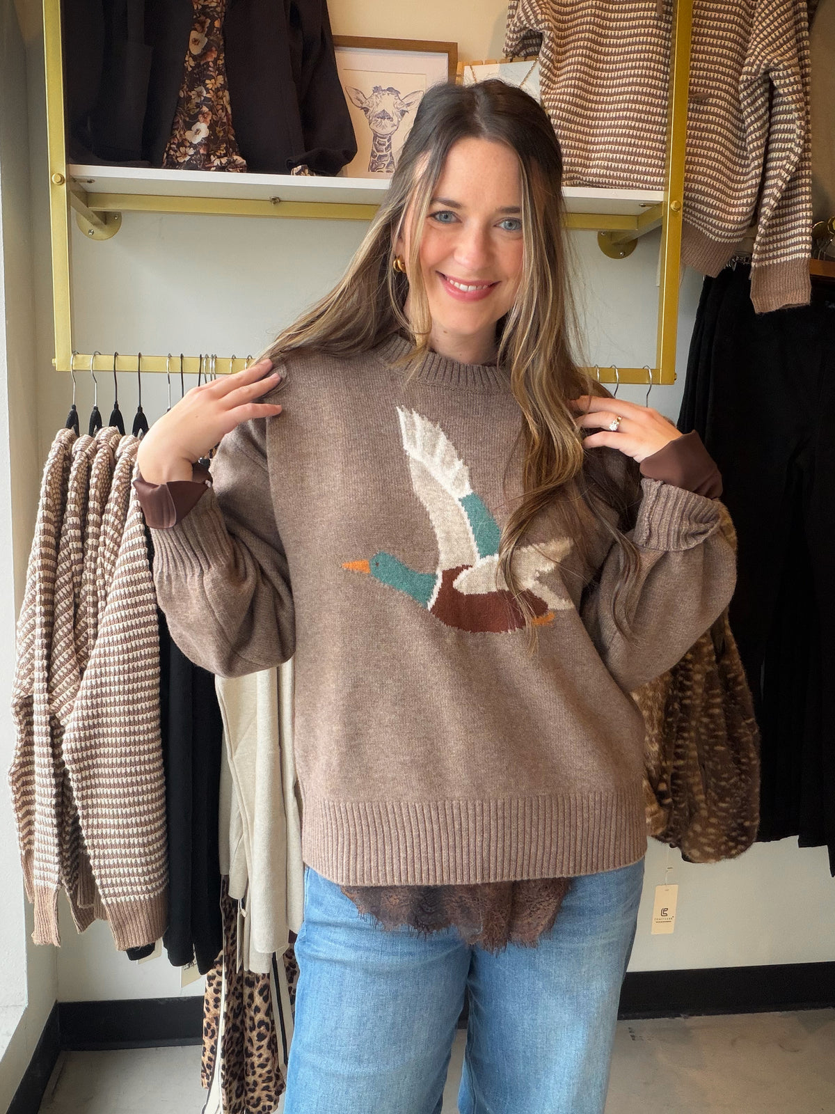 Mallard Balloon Sleeve Sweater