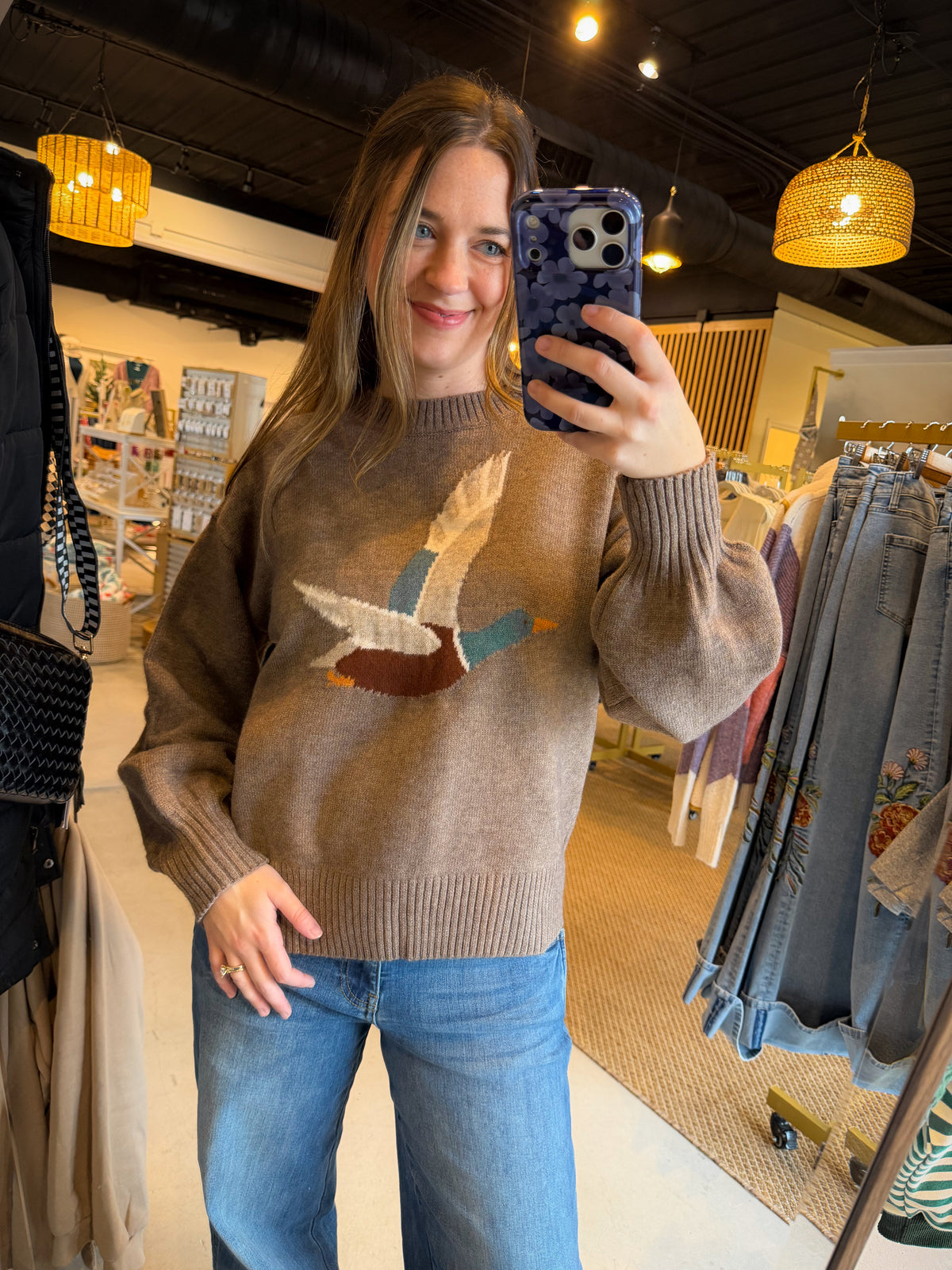 Mallard Balloon Sleeve Sweater