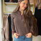 Brown Stripe Aeris Top