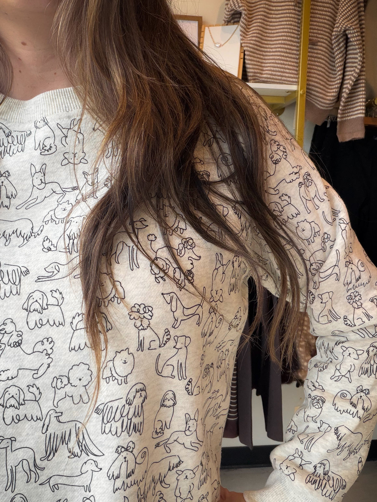 Dog Sketch Sweatshirt