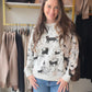 Whimsical Cat Forest Sweatshirt