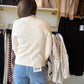 Ivory Ribbed Turtleneck