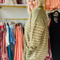 Olive and Brown Oversized Cardi