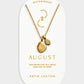 Waterproof Gold Birthstone Necklace