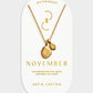 Waterproof Gold Birthstone Necklace