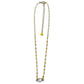 Crystal Center Brown Bead Necklace