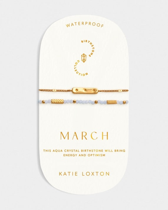 Waterproof Gold Birthstone Bracelet