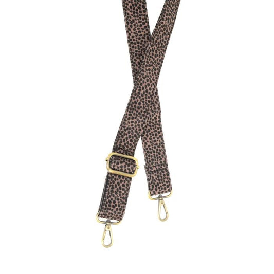 Raisin Cheetah Faux Fur Strap