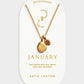 Waterproof Gold Birthstone Necklace