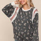 French Terry Leopard Long Sleeve