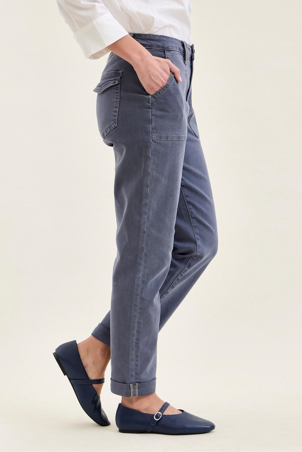 Vintage Indigo Weekender Ankle Jeans