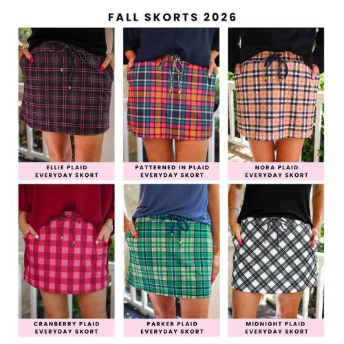Preorder - Jess Lea Norah Plaid Skort