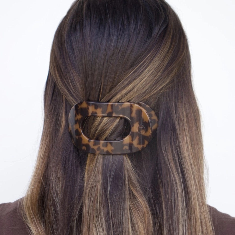 Large Tortoise Flat Clip