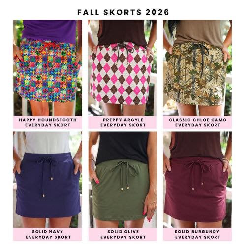 Preorder - Jess Lea Navy Skort