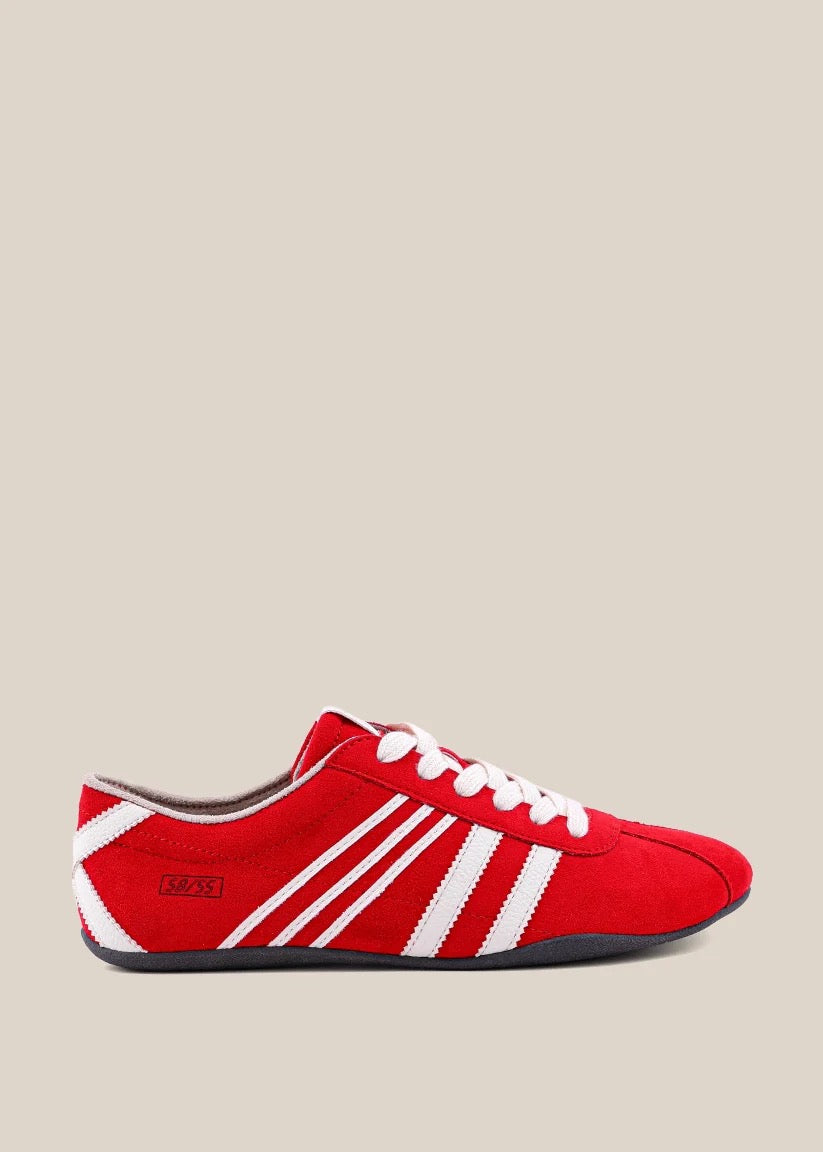 Red & White Paloma Sneaker