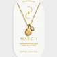 Waterproof Gold Birthstone Necklace