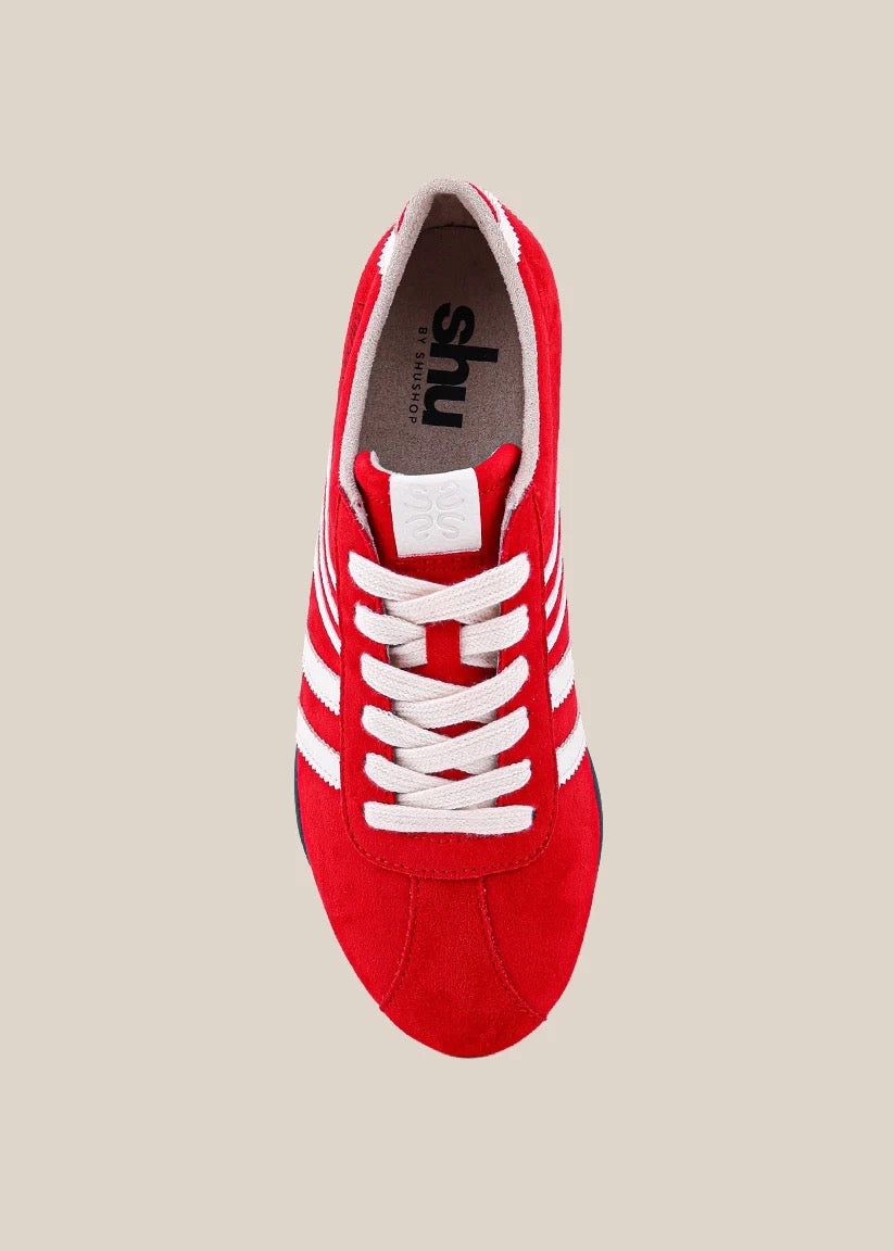 Red & White Paloma Sneaker