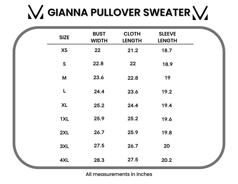 Blue Gianna Crewneck Sweater