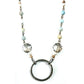 Circle Center Beaded Necklace