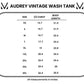Blue Audrey Vintage Wash Tank