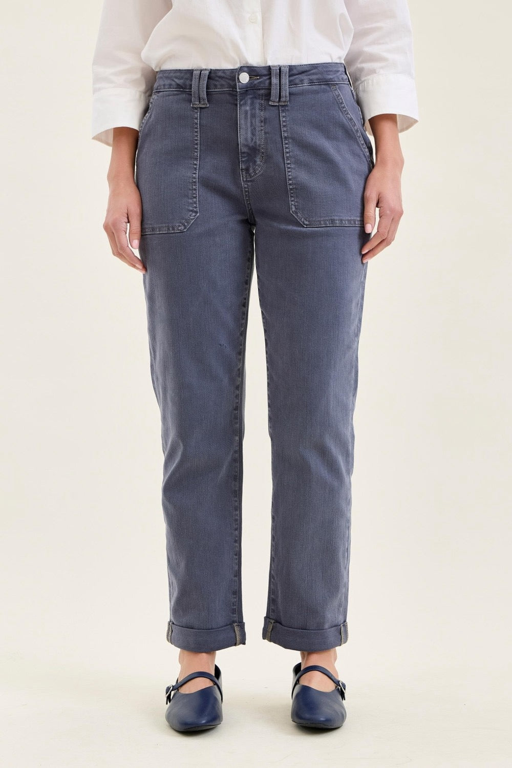 Vintage Indigo Weekender Ankle Jeans