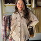 Luxe meets laid-back in this textured velvet shacket from&nbsp;Doe &amp; Rae. The rich velvet fabric gives it an elevated, tactile finish while the relaxed button-down silhouette keeps it effortlessly wearable — layer it over a bodysuit and denim or throw it on over a dress for an instant outfit upgrade.

Textured velvet fabric with a soft, luxurious feel and visually striking finish
Button-down front for easy on/off and versatile styling
Front flap pockets — practical and polished
Relaxed fit that layers b